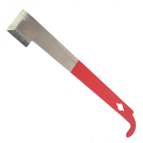 Good Land Bee Supply 10 Inch Stainless Steel Standard Beehive Frame Lifter and Scraper J Hook Tool - Red Handle GLHT-REDHOOK - main